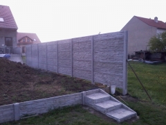 Betonový plot přímo do výrobce betonových plotů FCC BETON